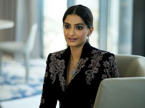 Bollywood star Sonam Kapoor during an interview in Abu Dhabi on 12th February, 2020. Photo Clint Egbert/Gulf News