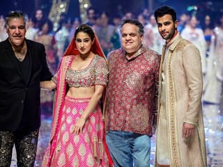 Bollywood star Sara Ali Khan dresses up as a bride