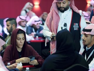 Photos: Saudi women show off their 'Baloot' skills