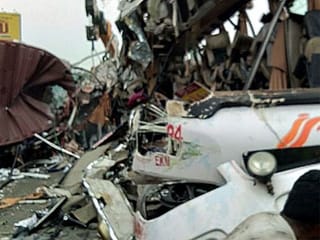 In pictures: 20 die in bus-truck collision in Tamil Nadu