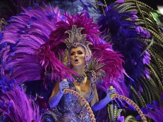 Sao Paolo Carnival bursts with colour in Brazil