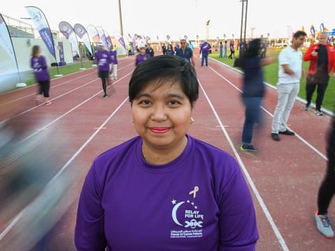 Breast cancer survivor, Filipina expat Maria Francia Vizcaya, 42