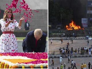 Look: Delhi burns as Indian PM Modi hosts Donald Trump and family 