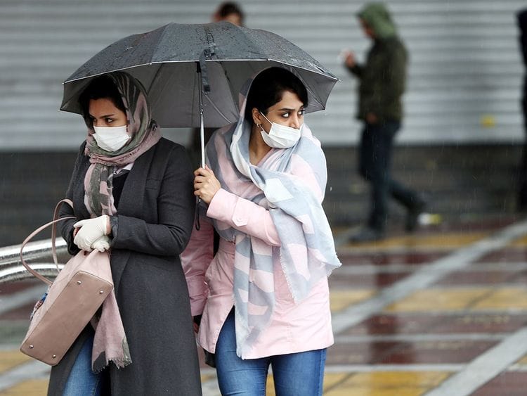 Women wear protective masks 