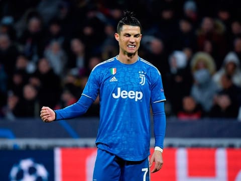 Juventus' Portuguese forward Cristiano Ronaldo