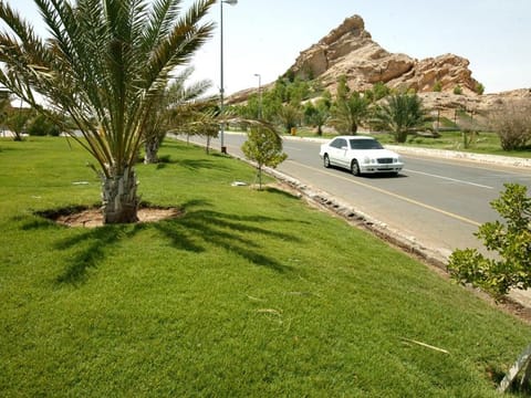 The lush green oasis that is Al Ain. Al Hayer Oasis project in Al Ain aims to implement a nursery for local plants, in order to introduce visitors to traditional agricultural practises and provide several places for community interaction.