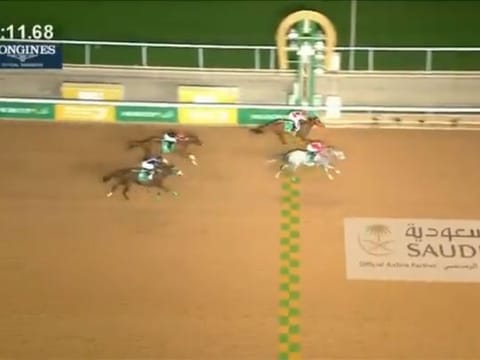 Maximum Security winning the inaugural Saudi Cup in Riyadh last February.