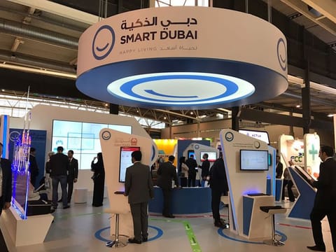 Dubai Chamber showcases its smart services at Smart Cities exhibition in Barcelona.