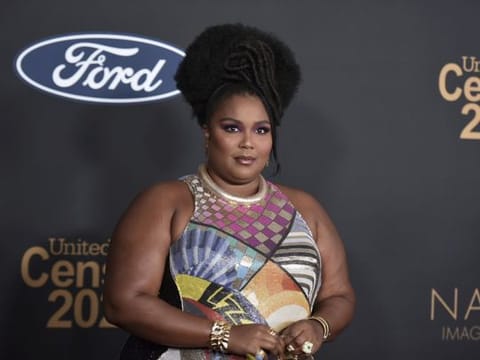 Lizzo arrives at the 51st NAACP Image Awards at the Pasadena Civic Auditorium on Saturday, Feb. 22, 2020, in Pasadena, Calif. (Photo by Richard Shotwell/Invision/AP)