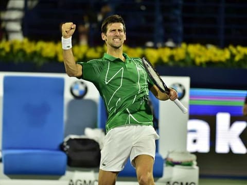 Novak Djokovic beats Stefanos Tsitsipas in Dubai Duty Free Men’s Open final