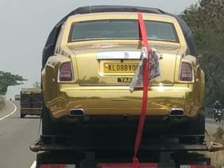 Video: Kerala businessman to use a gold Rolls-Royce Phantom for taxi service, Indian Twitterati react