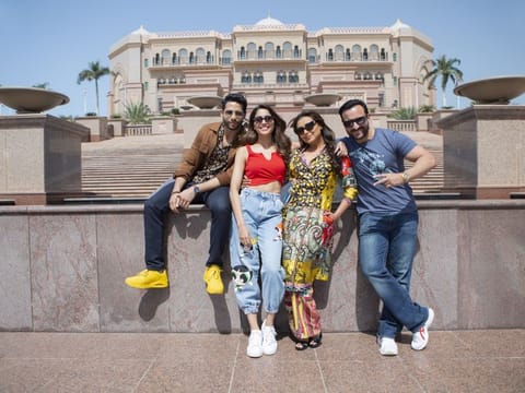 Siddhant Chaturvedi, Sharvari, Rani Mukerji and Saif Ali Khan in Abu Dhabi