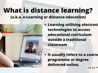 Distance learning: Does it lead to high drop-out rate?