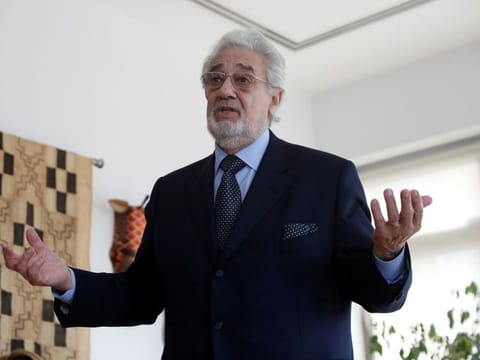 Opera singer Placido Domingo 