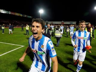 In pictures: Shocks and celebrations - European football in pictures