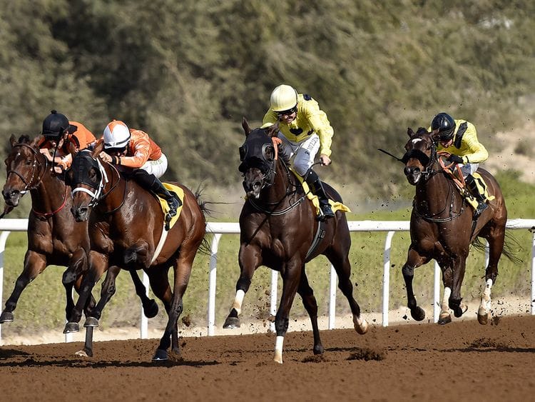 The 1,400 metre Derrinstown Handicap, the feature race of the day, went to the Satish Seemar-trained Ode to Autumn, who was powerfully ridden by stable jockey Richard Mullen