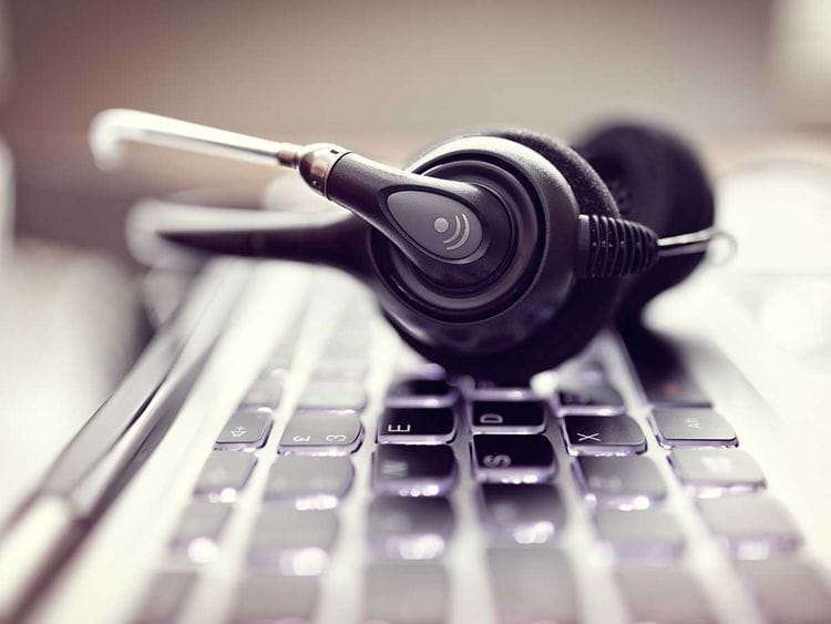 call centre keyboard customer service generic