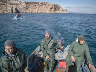 Photos: Moroccan fisherwomen break tradition, venture into deep waters
