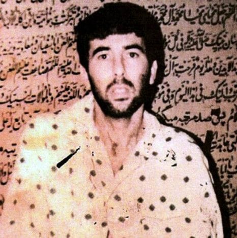 Israeli air force navigator Ron Arad is seen in this undated handout picture released by Israel’s Channel Ten news on July 13, 2008, taken while being held captive after bailing out over Lebanon in 1986. 