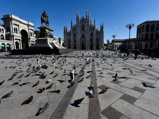 Photos: Cities deserted as world races to contain coronavirus pandemic