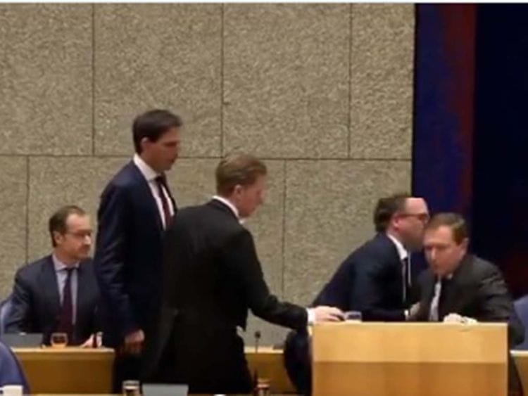 Dutch minister falls