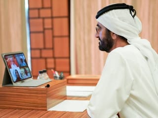 Schools are shut, education never stops: Sheikh Mohammed interacts with ministers, students 
