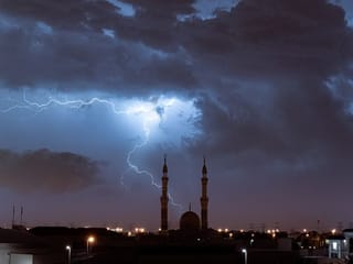 Photos: Gulf News readers share pictures of rain, lightning and thunder in the UAE
