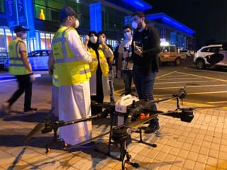 Coronavirus: Jumeirah Beach Road during Disinfection Programme
