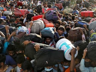 Indian migrants forced to walk home amid COVID-19 lockdown