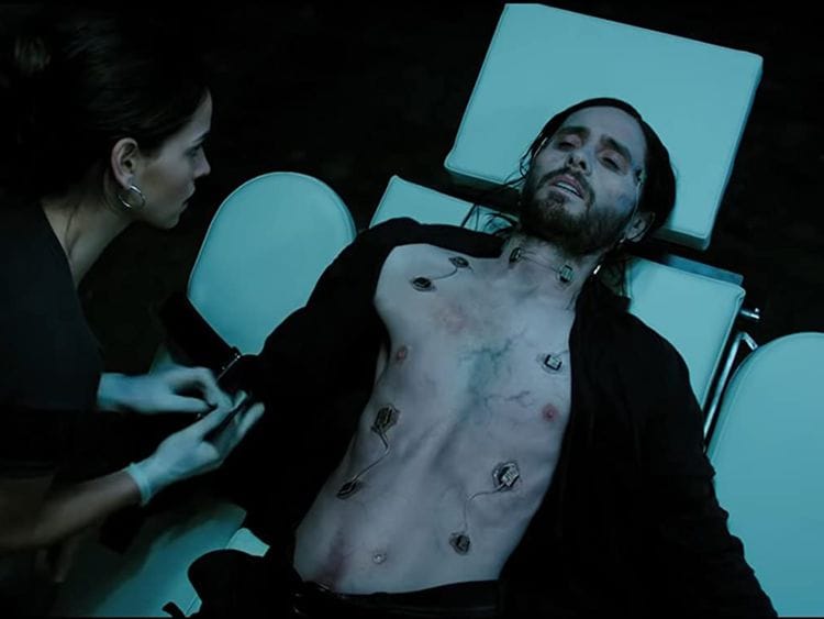 Jared Leto and Adria Arjona in Morbius (2020)-1585633238645