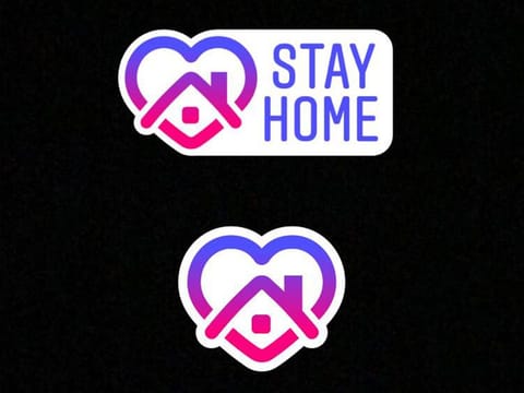 Stay Home - Instagram sticker 
