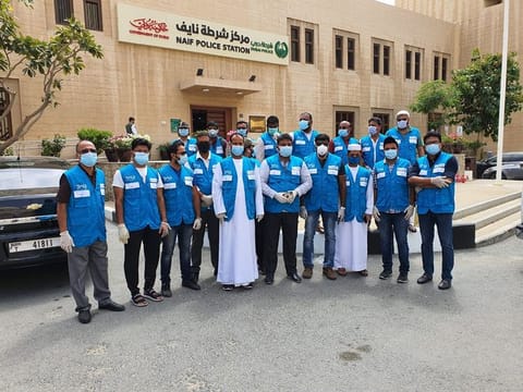 Indian social worker Naseer Vatanappally  and other volunteers have been actively involved in community service in Naif for almost two weeks. 