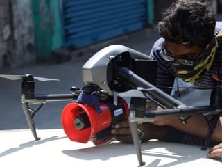 Drones help Chennai police to battle COVID-19