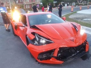 Brand new 2020 Corvette C8 crashes right after owner takes delivery of the sportscar