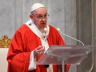 COVID-19: Pope Francis marks Holy Week alone with closed-door mass — see pictures