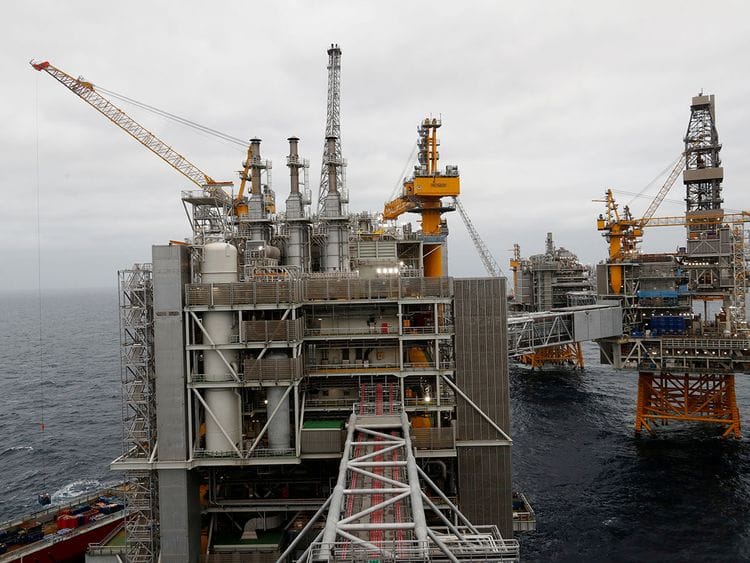Equinor oilfield platform