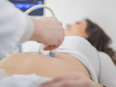Some doctors may scan you to look for a gestational sac inside the uterus.