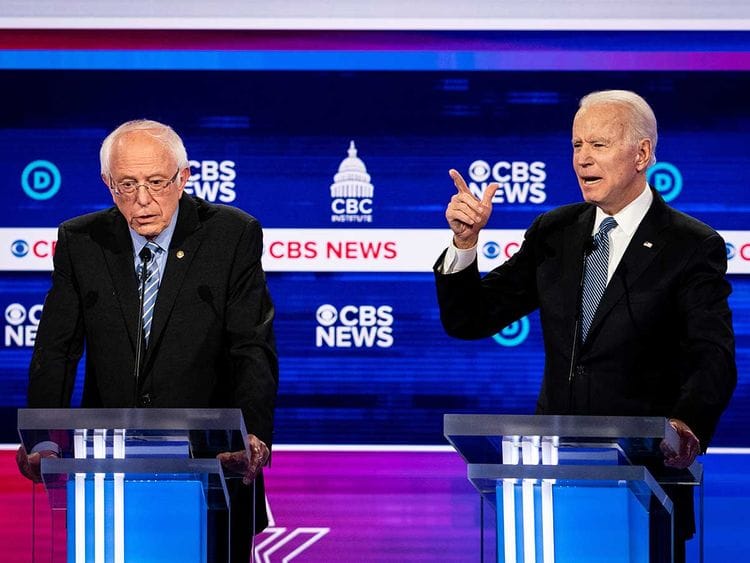 Sanders and Biden