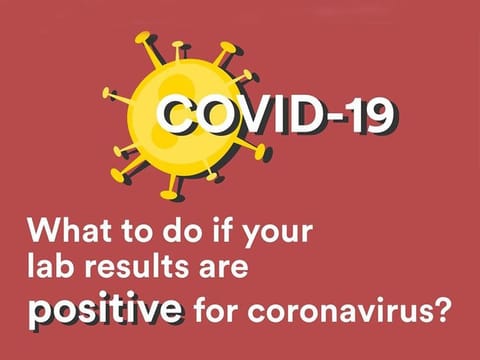 The DHA uploaded steps residents can follow if tested positive for COVID-19