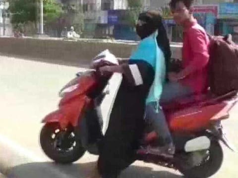 Razia Begum, a school teacher, rode her two-wheeler for 1,400km to bring back her son who was stuck in school after his exams because of the lockdown to fight coronavirus.