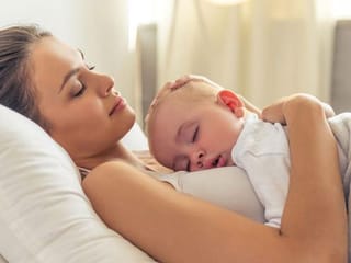 The problem with cuddling children to sleep