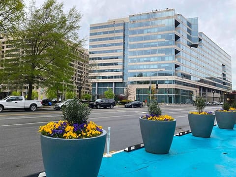 The International Monetary Fund (IMF) building in Washington, DC.  
