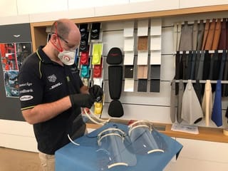 Coronavirus: Aston Martin starts making PPE for frontline workers