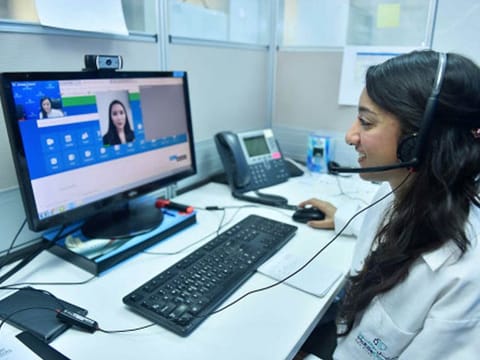  The virtual platform is available in five different languages
