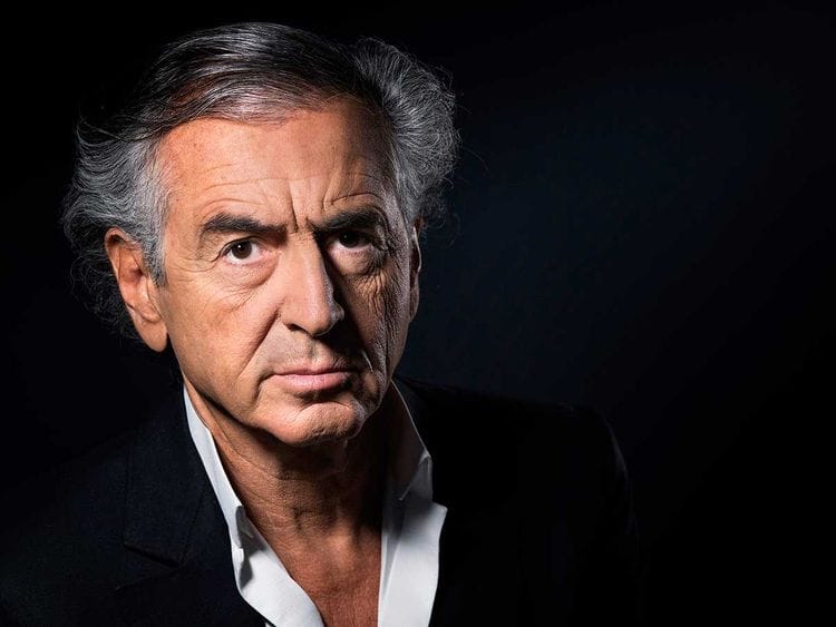 French philosopher and writer Bernard-Henri Levy 
