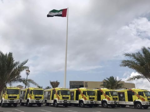 New fire engines for Sharjah Civil Defence
