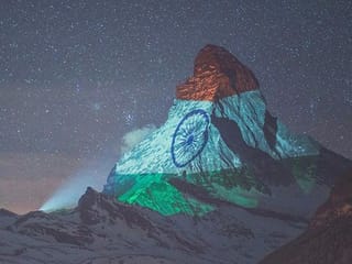 COVID-19: India flag displayed on Matterhorn mountain, Switzerland in solidarity, pictures go viral