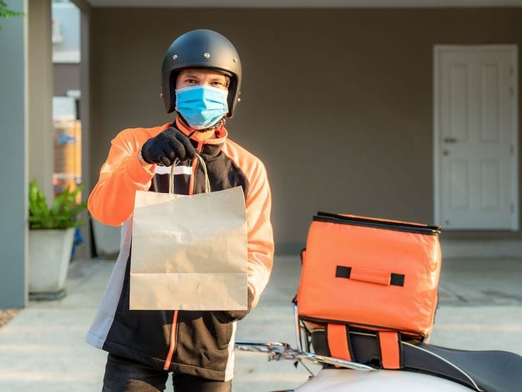 How to prevent getting infected with Covid-19 when ordering food delivery