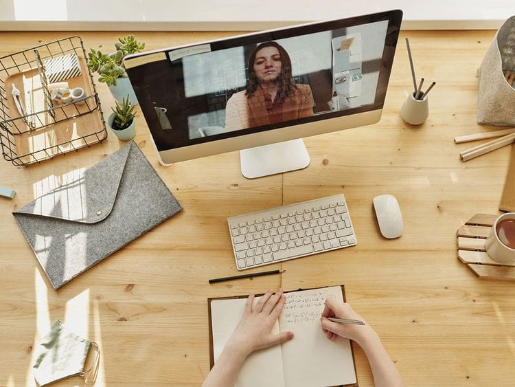 working from home