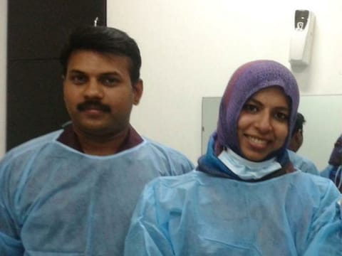 Dr Mohmmad Faiz and wife Dr Fatima Siddqui